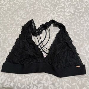 Victoria's Secret Black Lace Strappy Bralette